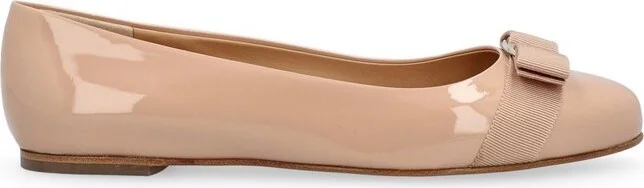 Ferragamo Bow Detailed Ballerina Shoes
