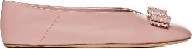 Ferragamo Bow-Detailed Flat Shoes