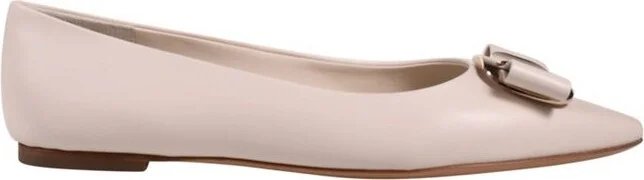 Ferragamo Bow-Detailed Slip-On Ballerina Shoes
