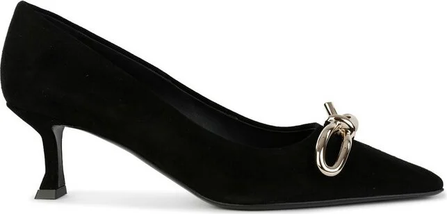 Ferragamo Bow-Detailed Slip-On Pumps
