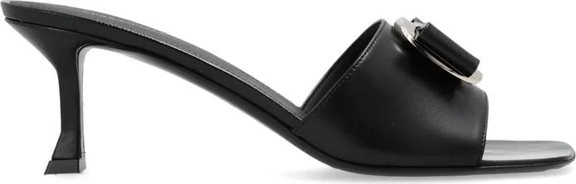 Ferragamo Bow-Detailed Slip-On Sandals