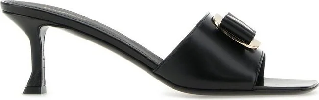 Ferragamo Bow-Detailed Slip-On Sandals