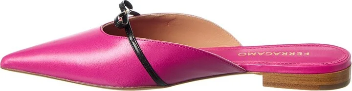 Ferragamo Bow Mini Leather Mule - Image 2