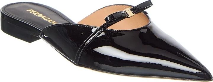Ferragamo Bow Mini Leather Mule