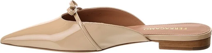 Ferragamo Bow Mini Patent Mule - Image 2