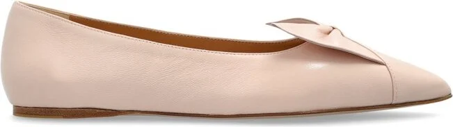 Ferragamo Bow Pointed-Toe Ballet Flats