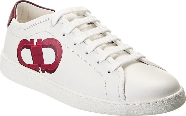 Ferragamo Brandy Leather Sneaker