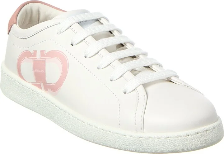 Ferragamo Brandy Leather Sneaker