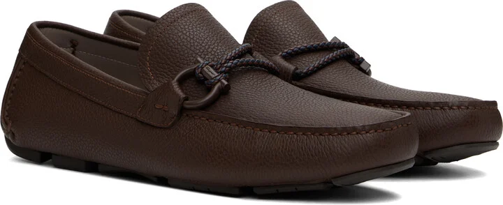 Ferragamo Brown Driver Loafers - Image 4