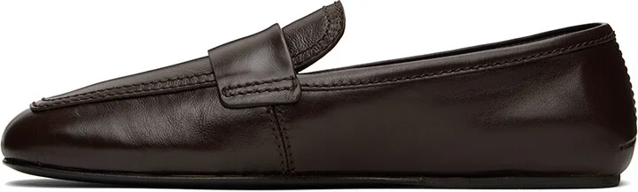 Ferragamo Brown Gancini Ornament Loafers - Image 3