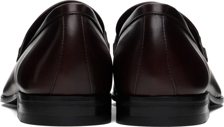 Ferragamo Brown Gancini Ornament Loafers - Image 2