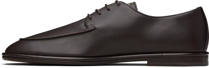 Ferragamo Brown Lace Up Derbys - Image 3