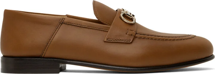Ferragamo Brown Ottone Loafers