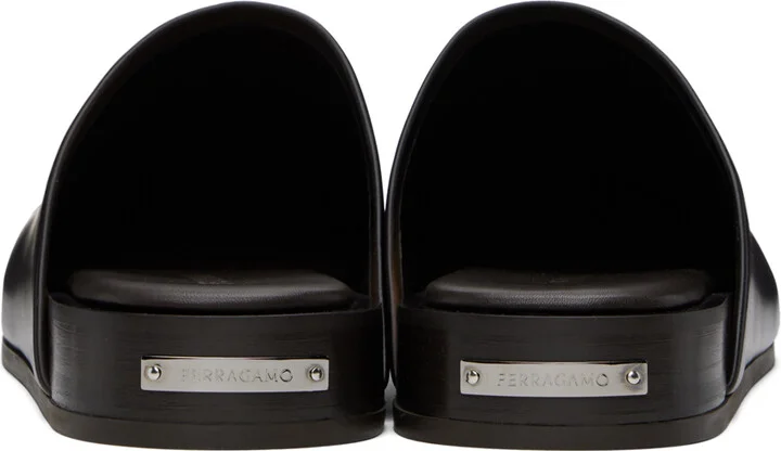 Ferragamo Brown Plaque Loafers - Image 2