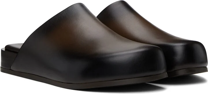 Ferragamo Brown Plaque Loafers - Image 4