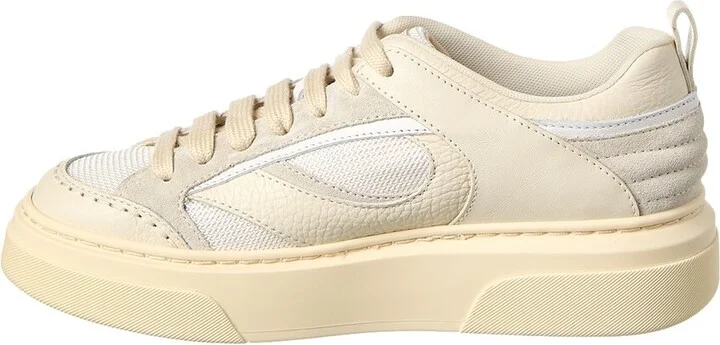 Ferragamo Cassina Leather & Mesh Sneaker - Image 2