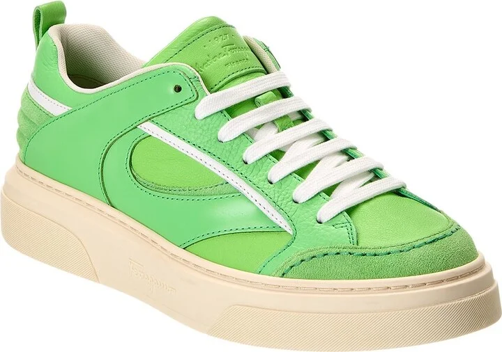 Ferragamo Cassina Suede Sneaker