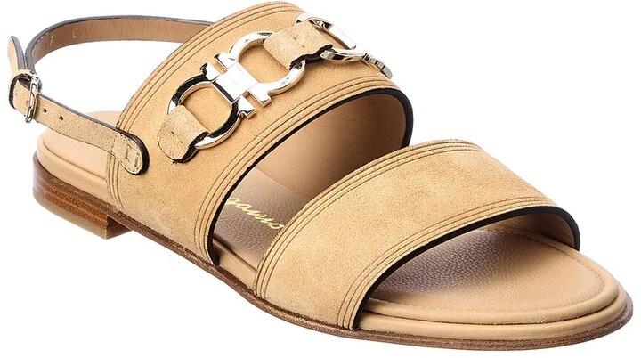 Ferragamo Chaim Suede Sandal