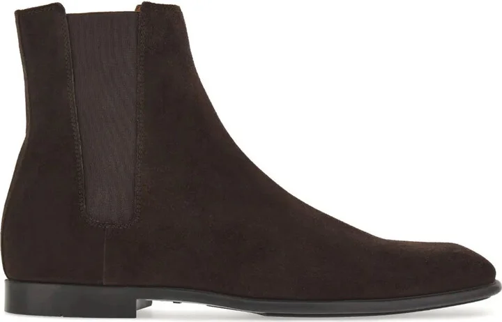 Ferragamo Chelsea Leather Boots