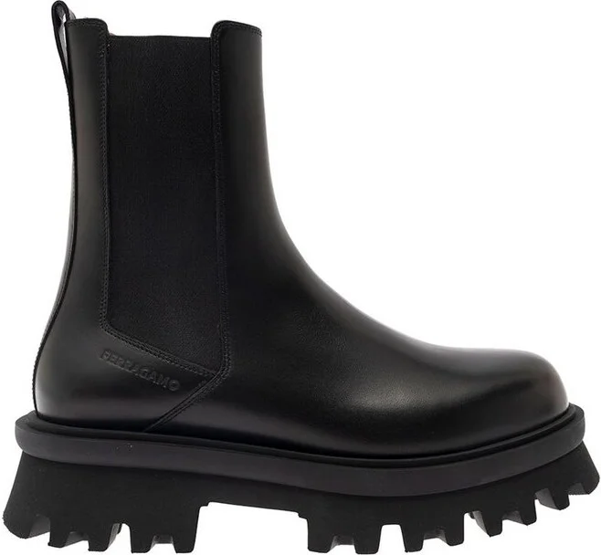 Ferragamo Chunky-Sole Chelsea Ankle Boots