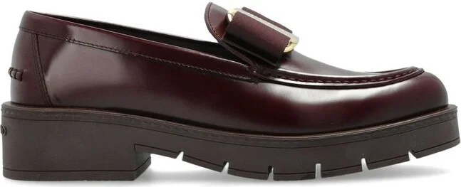 Ferragamo Chunky Vara Bow Loafers