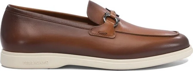 Ferragamo Cosimo Gancini Plaque Loafers