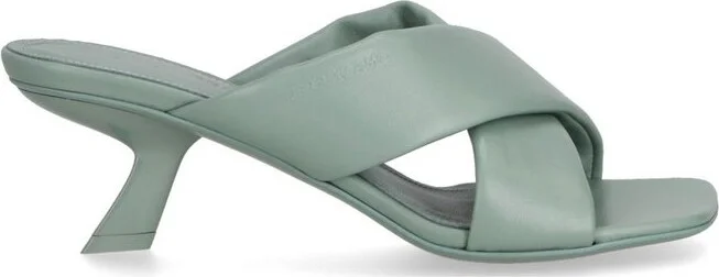 Ferragamo Crossover-Strap Sliders