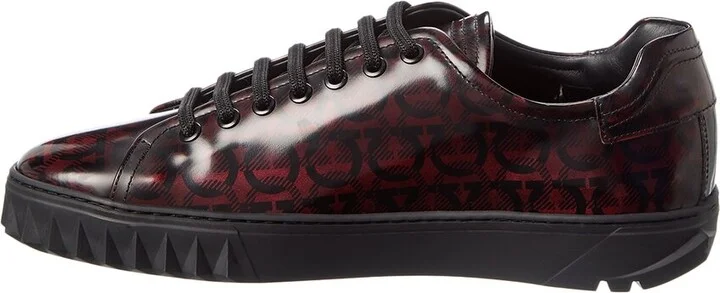 Ferragamo Cube Leather Sneaker - Image 2