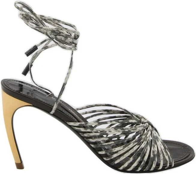 Ferragamo Curved Heel Sandals