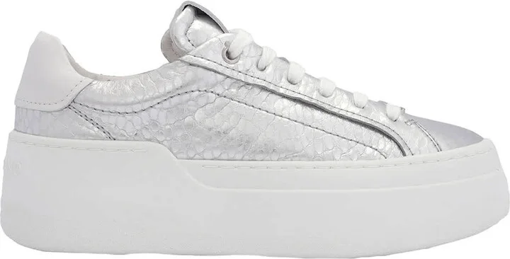 Ferragamo Dahlia Metallic Plaftorm Sneakers