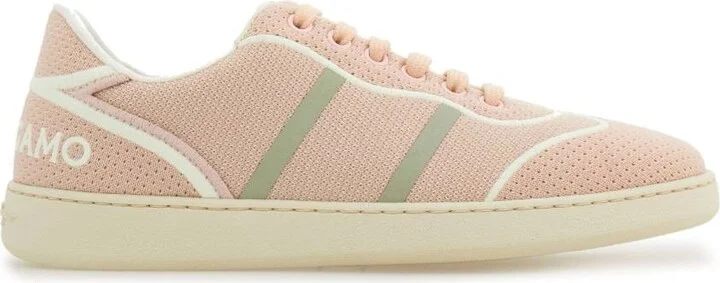 Ferragamo Dedalo Technical Fabric Logo Sneakers