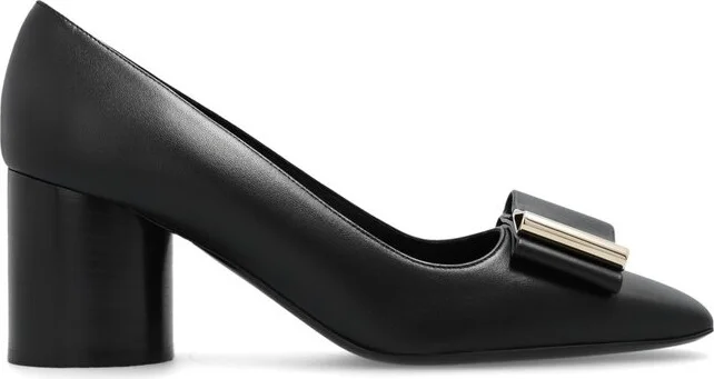Ferragamo Double-Bow Slip-On Pumps