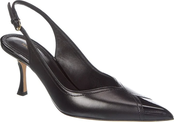 Ferragamo Egna Leather Slingback Pump