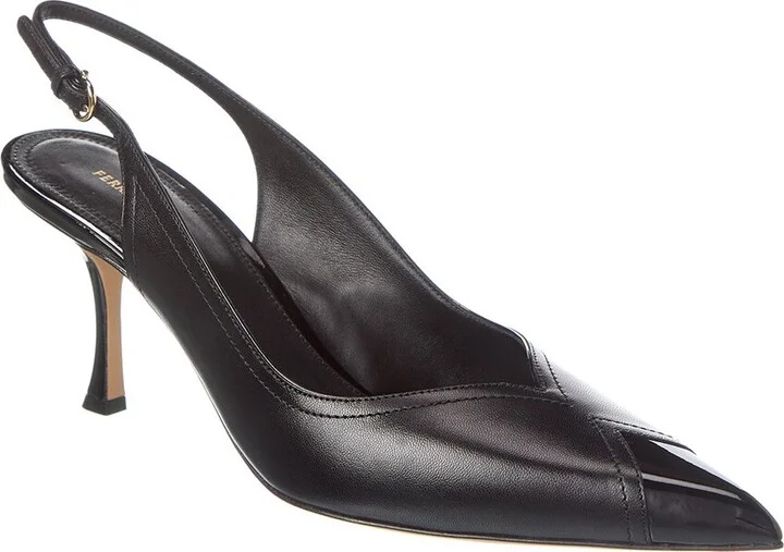 Ferragamo Egna Leather Slingback Pump