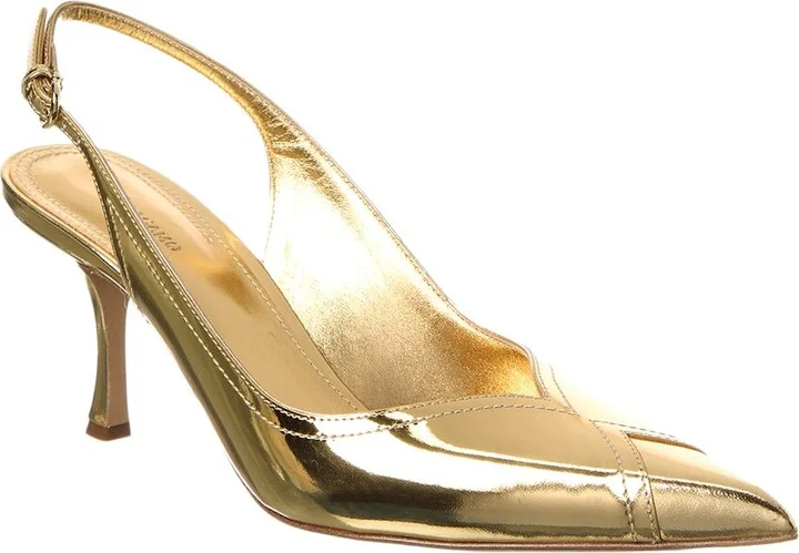 Ferragamo Egna Leather Slingback Pump