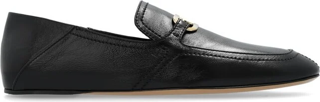 Ferragamo Elaine Logo Engraved Loafers
