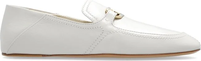 Ferragamo Elaine Logo-Plaque Loafers
