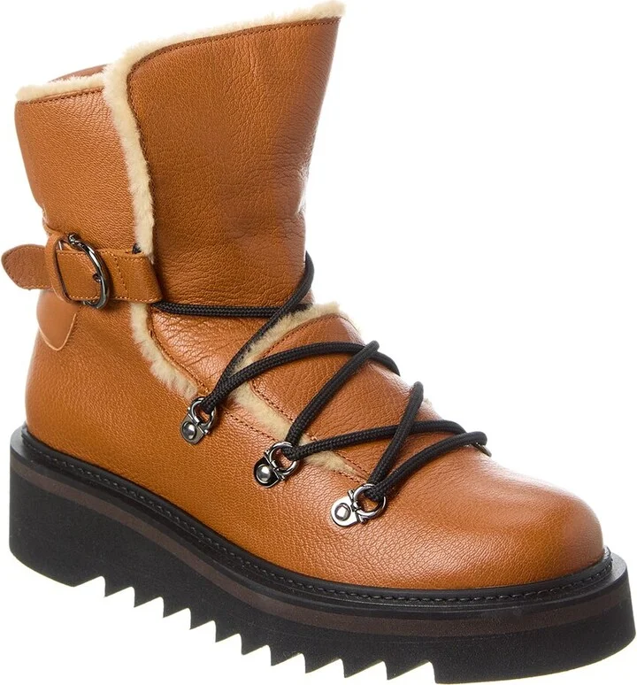 Ferragamo Elimo F Leather Boot
