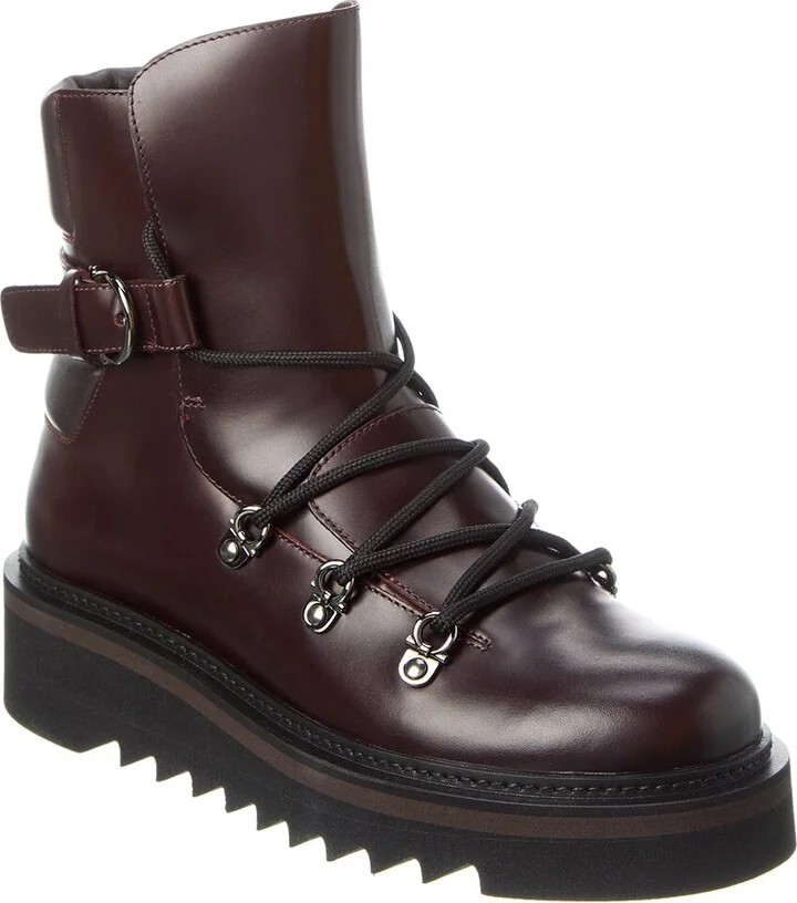 Ferragamo Elimo Leather Bootie