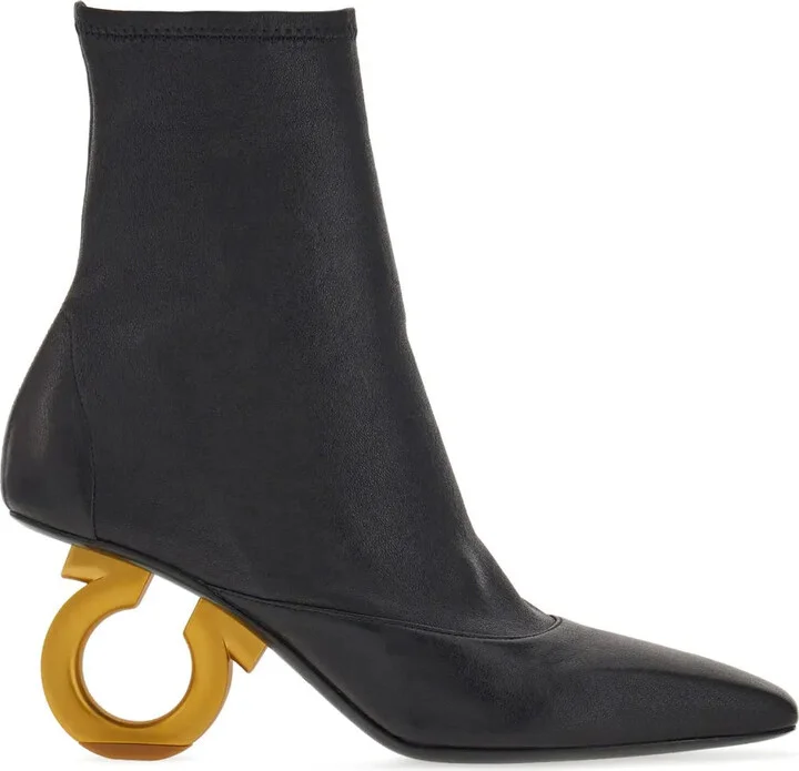 Ferragamo Elina 70Mm Ankle Boots