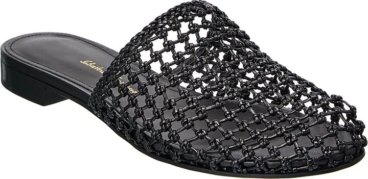 Ferragamo Ellas Leather Flat