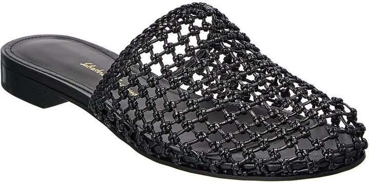 Ferragamo Ellas Leather Flat