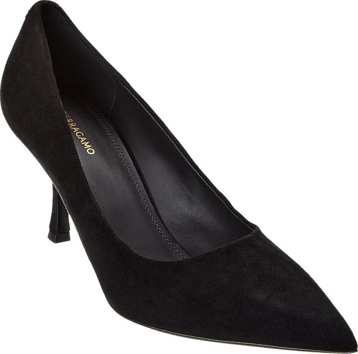 Ferragamo Elydea Suede Pump
