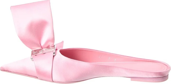 Ferragamo Emii T Satin Flat - Image 2