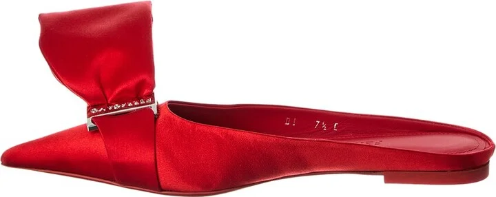 Ferragamo Emii T Satin Flat - Image 2