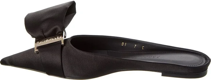 Ferragamo Emii T Satin Flat - Image 2