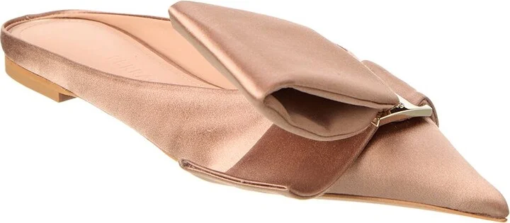 Ferragamo Emii T Satin Flat