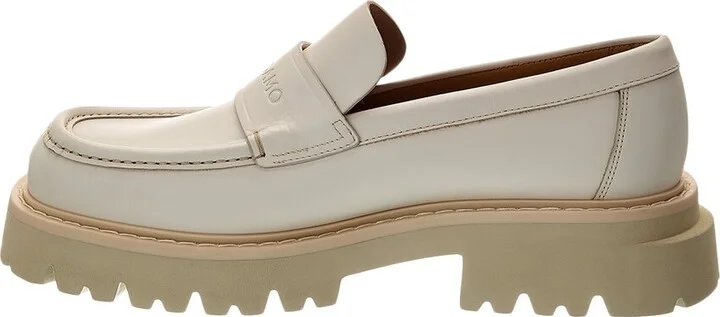 Ferragamo Fergal Leather Platform Loafer - Image 2
