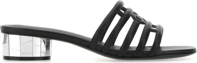 Ferragamo Finn Open-Toe Mules