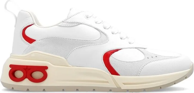 Ferragamo Flicker Lace-Up Sneakers